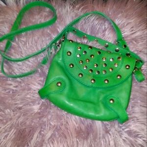 Maurizio Taiuti Italian Leather Bag COACHELLA stud